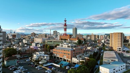 Poster - 都市のドローン空撮
