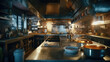© redflower - Restaurant kitchen with professional equipment