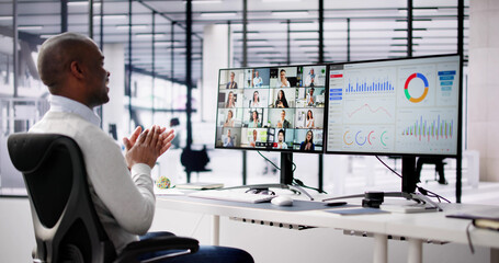 Poster - Online Virtual Learning Conference Meeting