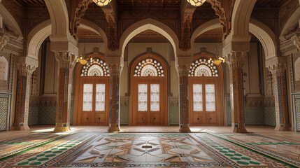 Wall Mural - interior of a mosque country