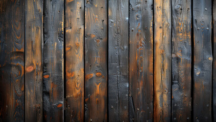 Poster - Retro Grunge Wooden Plank Background Texture extreme closeup. Generative AI