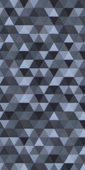 Leinwandbilder - Texture of dark triangles of different shades.
