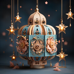 Poster - Beautiful Ramadan lanterns, perfect for your Ramadan decoration