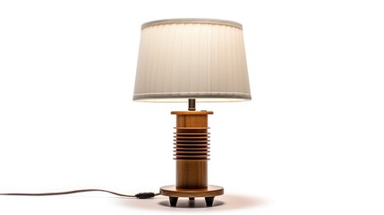 Poster - A simple and elegant table lamp providing warm and cozy lighting. Perfect for adding a touch of sophistication to any room decor