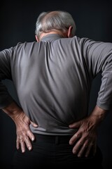 Aufkleber - A man standing with his back to the camera. Suitable for various uses