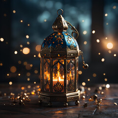 Canvas Print - Beautiful Ramadan lanterns, perfect for your Ramadan decoration