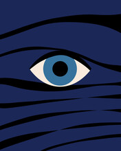 Blue Eye Background