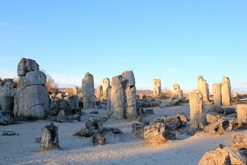 Canvas Print - Stone pillars in the area of Beloslav (Bulgaria)