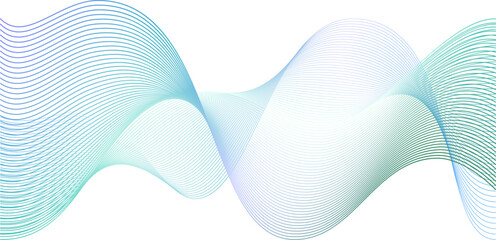 Line wave flow. Abstract blue green purple 3d ribbon. Linear mesh wireframe design. Eco overlay lattice infinity pattern vector background. Neural tech light data network.