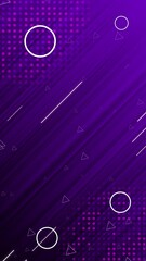 Wall Mural - speed line background. seamless looped purple colored diagonal moving lines and shapes motion backgr