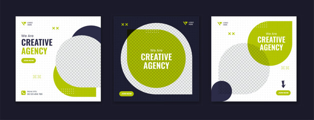 Wall Mural - Digital Marketing Agency social media post template. official Social media ads vector templates fully editable, advertising design, business and corporate social media post and web banner
