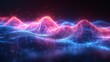 Neon Wave Crash: A Colorful Spectacle for the Month of Love Generative AI