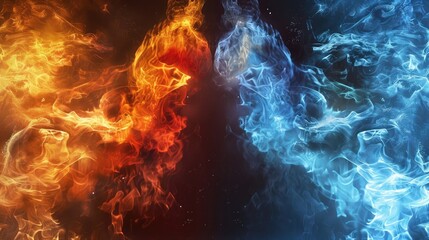 Poster - fire and ice design