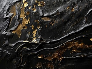 Poster - The texture of black gold