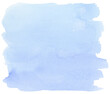 Blue brushstroke shape background watercolor hand painted