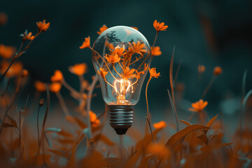 Poster - A slide background for showcasing creativity process. Background image. Created with Generative AI technology.