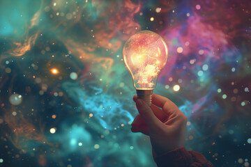 Poster - A slide background for showcasing creativity process. Background image. Created with Generative AI technology.