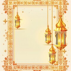 Wall Mural - Eid al Fitr Mubarak greeting card background ramadan kareem social media post