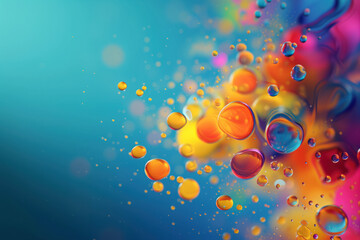 Poster - Abstract colorful background image. Creativity and innovation. Created with Generative AI technology