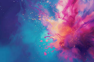 Poster - Abstract colorful background image. Creativity and innovation. Created with Generative AI technology