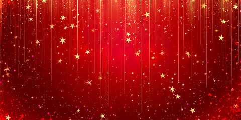 Wall Mural - Glitter abstract background with sparkling golden particles and bokeh