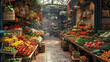 © Dmitrii - Fresh produce available at local market from greengrocer