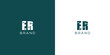 ER vector logo design