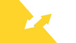 © MAHIJO - Two arrows pointing in opposite directions diagonally. Yellow and white background.