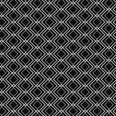 Poster - abstract seamless repeatable grey rectangle pattern on dark.