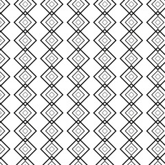 Poster - abstract seamless repeatable black rectangle pattern art.