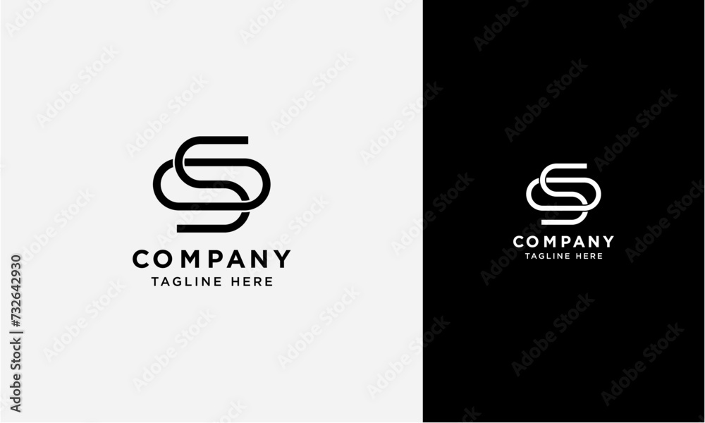 SO or OS initial logo concept monogram,logo template designed to make ...