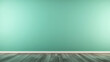© avitali - A painted mint green wall background with copy space, this versatile composition is ideal for various digital and print applications, including home decor, architecture, advertising, and presentation.