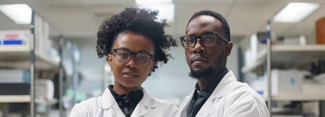 Two black scientists 