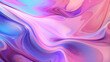 Holograficzna tapeta opalowa - technika i sztuka. Różowe, fioletowe i niebieskie odcienie tła cieczy lub farby akrylowej o nieregularnych kształtach.