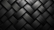 Sophisticated Black Woven Texture: Abstract Dark Pattern for Backgrounds and Designs