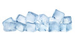 Fresh ice cube cutout