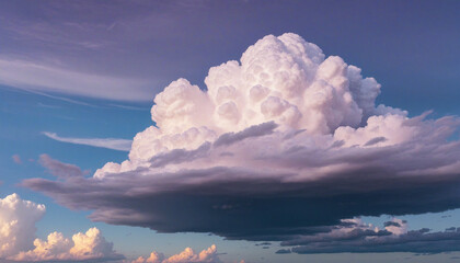 Canvas Print - realistic vector clouds in shades of purple for a magical sky theme on a transparent background