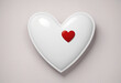 © SR07XC3 - heart icon on a white background for design projects and illustrations