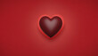 © SR07XC3 - Vibrant Red Heart Beating on Red Background