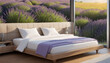 © SR07XC3 - Comfortable bed in a room filled with spring lavender