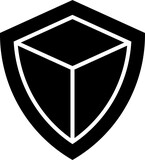 Fototapeta Desenie - Shield logo design
