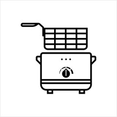 Wall Mural - Fryer Icon, Deep Fryer