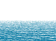 © Northern Owl - One-color blue water background with light ripples and horizon