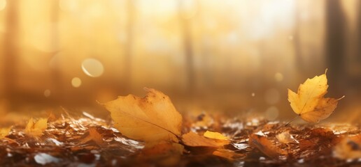 Poster - Colorful universal natural autumn background