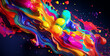 © WARIS ALI - abstract liquid background, colorful background, abstract neon colorful
