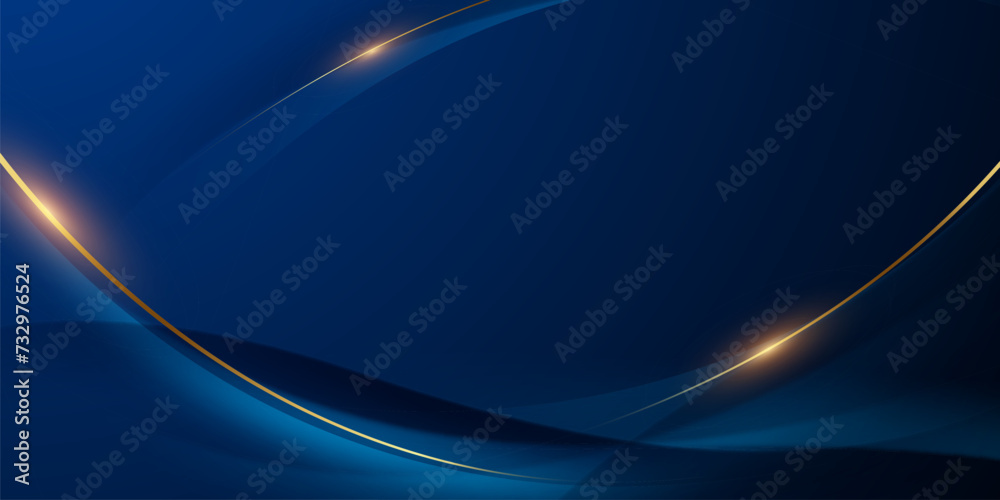 blue background design With luxurious effect elements Vector ...