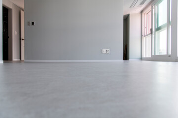 View of the renovated room in the apartment