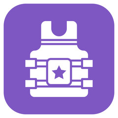 Sticker - Bulletproof Vest Icon