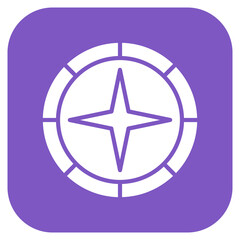 Poster - Army Compass Icon