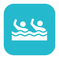 Poster - Swimming Icon